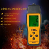 Smart Sensor AS8700A Handheld Carbon Monoxide Meter High Precision Digital CO Leak Detector Analyzer,  Sound  Light Alarm, Range: 0-1000ppm