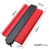 10 Inch Self-locking Contour Gauge Encryption Widens Arc Measuring Ruler