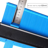 10 Inch Self-locking Contour Gauge Encryption Widens Arc Measuring Ruler