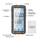 ANENG 681 LCD Digital Display Screen Smart Automatic Range Rechargeable Multimeter