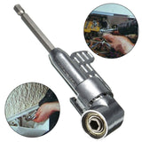 105 Degree Long Handle Right Angle Corner Drill Holds Screwdriver Bit