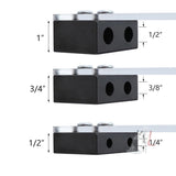 4 PCS / Set Woodworking Hole Locator Woodworking Special Hole Set Fixture Small Vertical Drilling Hole Positioning Tool