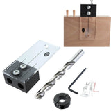 4 PCS / Set Woodworking Hole Locator Woodworking Special Hole Set Fixture Small Vertical Drilling Hole Positioning Tool