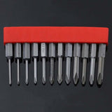 12 PCS / Set Screwdriver Bit With Magnetic S2 Alloy Steel Electric Screwdriver