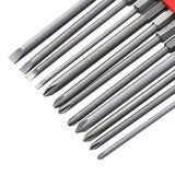 12 PCS / Set Screwdriver Bit With Magnetic S2 Alloy Steel Electric Screwdriver