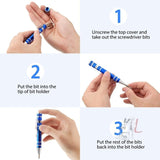 8 In 1 Multifunctional Mini Aluminum Tool Pen Screwdriver Set