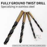 14mm Steel Plate High-Speed Steel 4341 Black Yellow Twist Drill