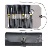 CL97 Multi-Function Toolkit Bundled Leather Tool Bag Double Thickened Two-Purpose Wrench Bag