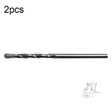 2pcs Hand Electric Drill Shock Drill Wall Mix Soil Cement Wall Construction Drill Bit, Model: 3x66mm Round Handle