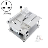 150W Miniature Precision Table Saw Mini Chainsaw Portable Woodworking Sliding Table Saw Multifunctional Cutting Machine,