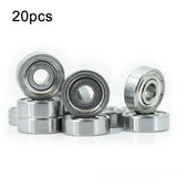 20pcs Miniature Bearings Silent Deep Groove Ball Bearings