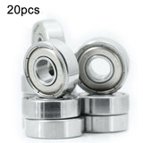 20pcs Miniature Bearings Silent Deep Groove Ball Bearings