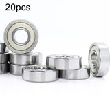 20pcs Miniature Bearings Silent Deep Groove Ball Bearings