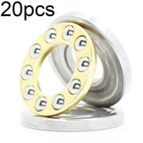 20pcs 3x8x3.5mm Plane Thrust Ball High-temperature Resistant and High-loading Bearings