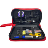 Household Electric Soldering Iron Welding Repair Tool Storage Leather Bag