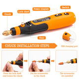 HILDA 3.6V Electrical Grinder Pen Precision Carving Micro Power Drill