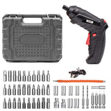 HILDA 47pcs /Set Multi-Function Li-Ion Screwdriver Mini Screwdriver