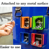 Square Silicone Foldable Magnetic Parts Tray For Small Parts And Tools