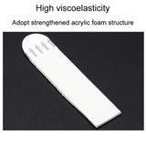 12pcs /Pack Strong Stainless Adhesive Removable Sticky Hooks Household Fixing Tearable Backing Stickers