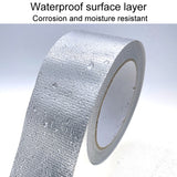 0.15mm Glass Fiber Cloth Aluminum Foil Tape Air- Conditioning Pipe Waterproof Seam Sealing Tape, 3cm x 5m, 3cm x 10m, 3cm x 20m, 5cm x 5m, 5cm x 10m, 5cm x 20m