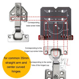 4pcs / Set 35mm Hinge Drilling Locator Hinging Hole Punching Auxiliary Tool