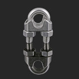 Stainless Steel Clip U-shaped Wire Rope Card Head Rope Wire Rope Rolling Head Buckle