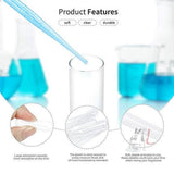 3ML Plastic Transfer Pipettes Eye Dropper, Disposable Essential Oils Pipettes Dropper Makeup Tool Science and Lab (50 Pcs)- lab plasticware