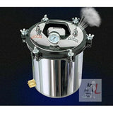 Autoclave machine 24L Portable Stainless Steel High Pressure Steam Sterilizer 220V- 