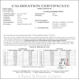 Certificate calibration Hot Air Oven- 