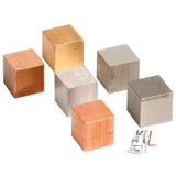 Cube set of six metal- Cube set of six metal