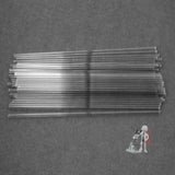 Glass Capillary Tube 1000 pieces with thermometer 0 to 300 degree C 2 pieces- Laboratory glassware borocilicate