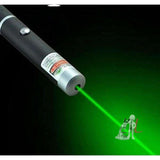 High Beam Power Green 303 Pointer 100mw 532nm Pen Lasers with Star Head (Black)- 