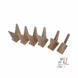 Lens Holder V- Shape Wooden - Pack Of 6 by labpro- Laboratory equipments