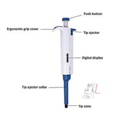 Micropipette Set Price : 3 pipettes (0.5-10ul; 10-100ul; 100-1000ul)- Laboratory Equipment