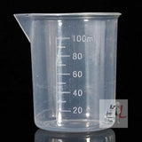 Plastic Beaker Set 50ml, 100ml, 250ml, 500ml- Laboratory Equipment