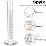 SPYLX Borosilicate Glass Measuring Cylinder - (2, 250ml)- 