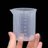 SPYLX Plastic Beaker Set, 6 Sizes 25ml 50ml 100ml 250ml 500ml 1000ml, 2pcs for Each Size Graduated Clear Measuring Cup Pack of 12 pcs- 