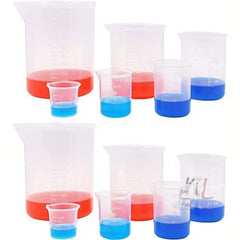 2pcs Measuring Cup With Scale To Measure Pp Cup Plastic Experimental 1000ml