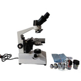 SSU 725-2 Brass & Diecast Aluminum White & Black Laboratory Medical Research Microscope- microscope