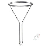 Scifa Borosilicate Glass Funnel 3 inches 75mm for Laboratory Use Borosilicate Glassware for Bottle Hot Oil or Liquid Chemicals Solutions - Pack of 1