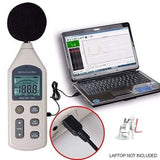 Sound Level Meter Data Logger with USB- Digital Lux Meter