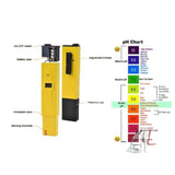 Ssu Multicolour Portable pH meter with case cover