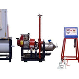 VCR Single Cylinder Four Stroke Dual Fuel Engine Test Rig with air cooled eddy current dynamometer- engineering Equipment, THERMODYNAMICS LAB, IC ENGINE LAB