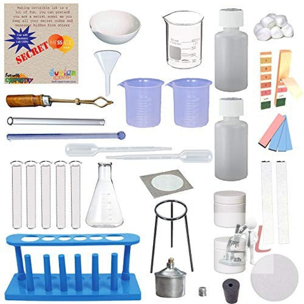 Chemistry Lab Kit For Students, Junior Scientist Plastic Chemistry lab ...